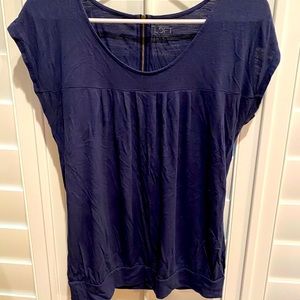 Knit Navy Blue Blouse